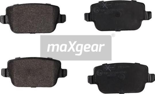 Maxgear 19-1094 - Тормозные колодки, дисковые, комплект autospares.lv