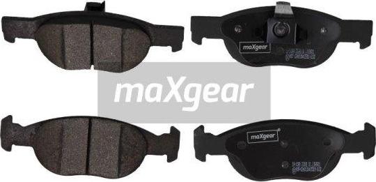 Maxgear 19-1089 - Тормозные колодки, дисковые, комплект autospares.lv