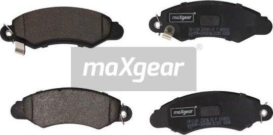 Maxgear 19-1149 - Тормозные колодки, дисковые, комплект autospares.lv