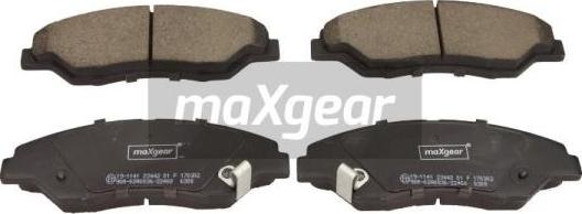 Maxgear 19-1141 - Тормозные колодки, дисковые, комплект autospares.lv