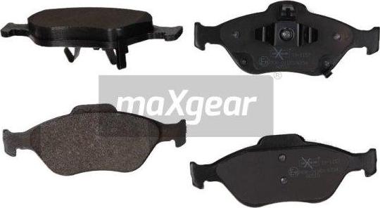 Maxgear 19-1157 - Тормозные колодки, дисковые, комплект autospares.lv