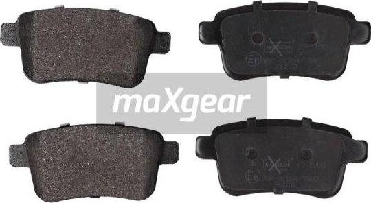 Maxgear 19-1108 - Тормозные колодки, дисковые, комплект autospares.lv