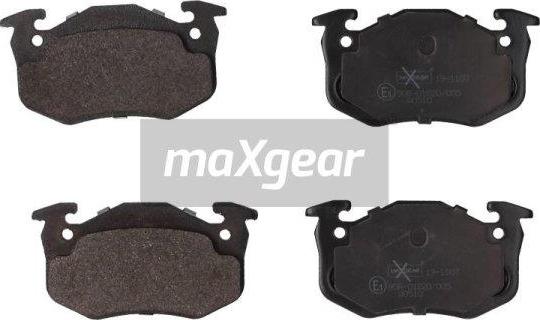 Maxgear 19-1107 - Тормозные колодки, дисковые, комплект autospares.lv