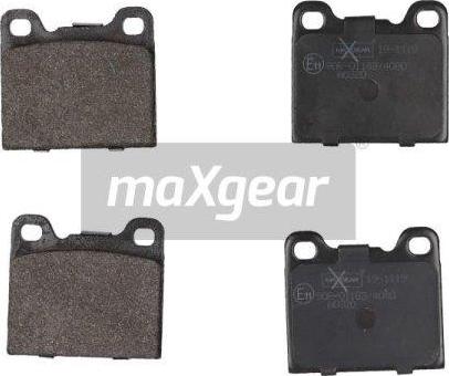 Maxgear 19-1119 - Тормозные колодки, дисковые, комплект autospares.lv