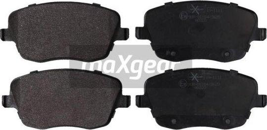 Maxgear 19-1111 - Тормозные колодки, дисковые, комплект autospares.lv