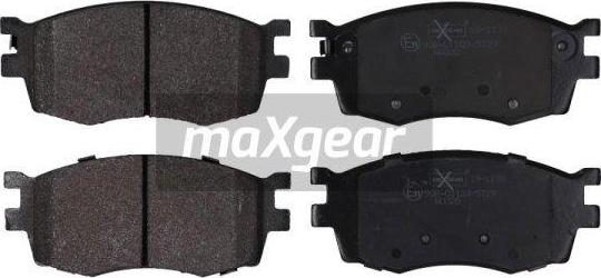 Maxgear 19-1139 - Тормозные колодки, дисковые, комплект autospares.lv