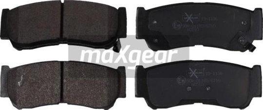 Maxgear 19-1136 - Тормозные колодки, дисковые, комплект autospares.lv