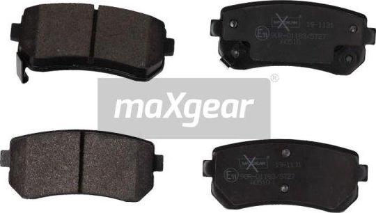 Maxgear 19-1131 - Тормозные колодки, дисковые, комплект autospares.lv