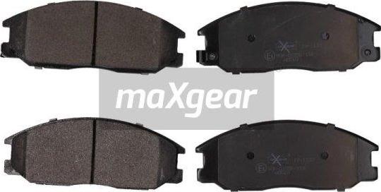 Maxgear 19-1133 - Тормозные колодки, дисковые, комплект autospares.lv