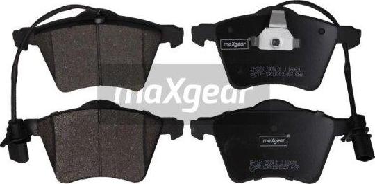 Maxgear 19-1124 - Тормозные колодки, дисковые, комплект autospares.lv