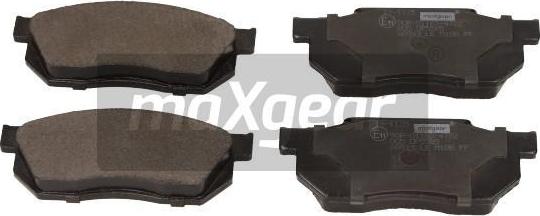 Maxgear 19-1125 - Тормозные колодки, дисковые, комплект autospares.lv