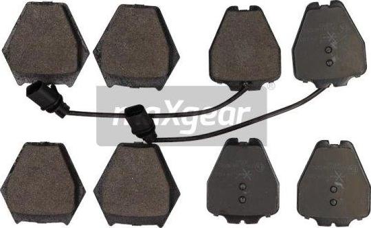 Maxgear 19-1121 - Тормозные колодки, дисковые, комплект autospares.lv