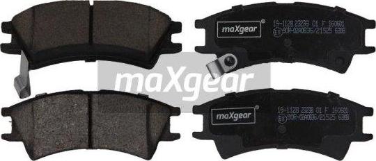 Maxgear 19-1128 - Тормозные колодки, дисковые, комплект autospares.lv