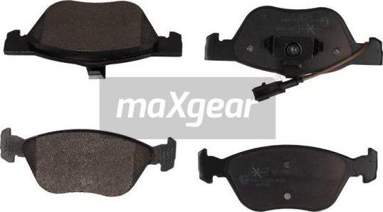 Maxgear 19-1895 - Тормозные колодки, дисковые, комплект autospares.lv