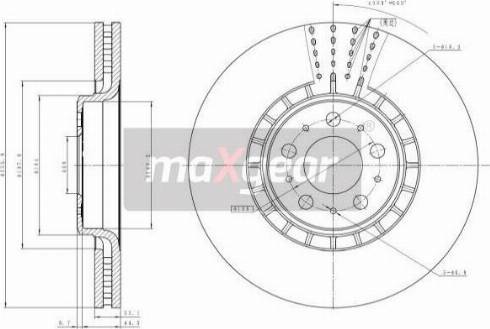 Maxgear 19-1835MAX - Тормозной диск autospares.lv