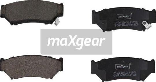 Maxgear 19-1376 - Тормозные колодки, дисковые, комплект autospares.lv