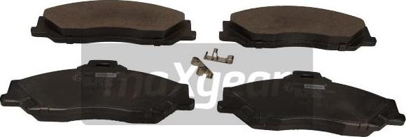 Maxgear 19-3409 - Тормозные колодки, дисковые, комплект autospares.lv