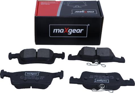 Maxgear 19-3595 - Тормозные колодки, дисковые, комплект autospares.lv