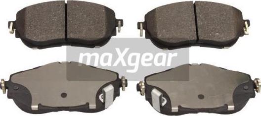 Maxgear 19-3044 - Тормозные колодки, дисковые, комплект autospares.lv