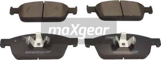 Maxgear 19-3045 - Тормозные колодки, дисковые, комплект autospares.lv