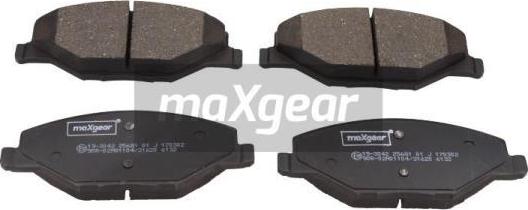 Maxgear 19-3042 - Тормозные колодки, дисковые, комплект autospares.lv