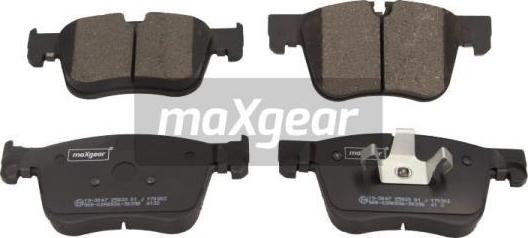 Maxgear 19-3047 - Тормозные колодки, дисковые, комплект autospares.lv