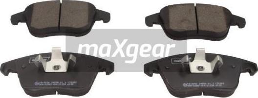 Maxgear 19-3056 - Тормозные колодки, дисковые, комплект autospares.lv