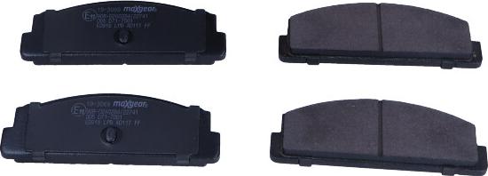 Maxgear 19-3069 - Тормозные колодки, дисковые, комплект autospares.lv