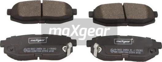 Maxgear 19-3003 - Тормозные колодки, дисковые, комплект autospares.lv