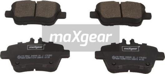 Maxgear 19-3002 - Тормозные колодки, дисковые, комплект autospares.lv