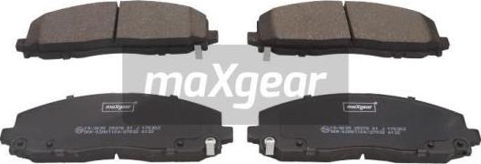 Maxgear 19-3035 - Тормозные колодки, дисковые, комплект autospares.lv