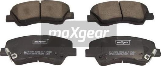 Maxgear 19-3032 - Тормозные колодки, дисковые, комплект autospares.lv