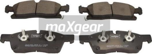 Maxgear 19-3021 - Тормозные колодки, дисковые, комплект autospares.lv