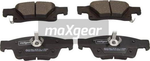 Maxgear 19-3022 - Тормозные колодки, дисковые, комплект autospares.lv