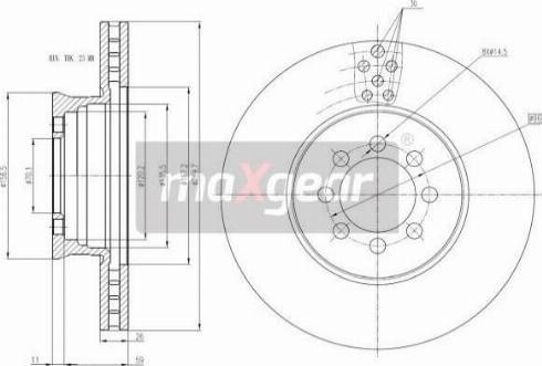 Maxgear 19-3148 - Тормозные колодки, дисковые, комплект autospares.lv