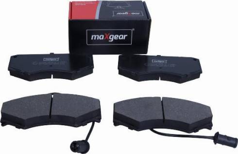 Maxgear 19-3166 - Тормозные колодки, дисковые, комплект autospares.lv