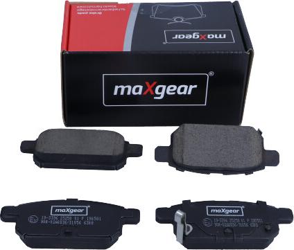 Maxgear 19-3396 - Тормозные колодки, дисковые, комплект autospares.lv