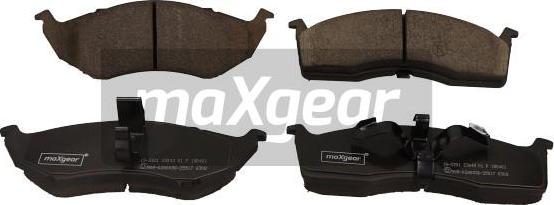Maxgear 19-3391 - Тормозные колодки, дисковые, комплект autospares.lv