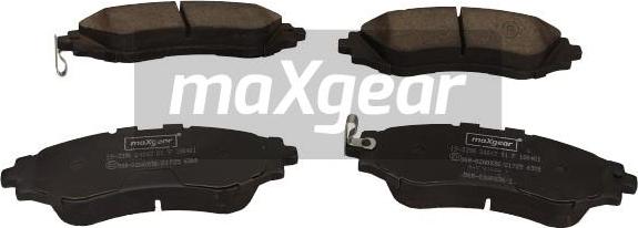 Maxgear 19-3398 - Тормозные колодки, дисковые, комплект autospares.lv