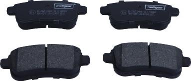 Maxgear 19-3365 - Тормозные колодки, дисковые, комплект autospares.lv