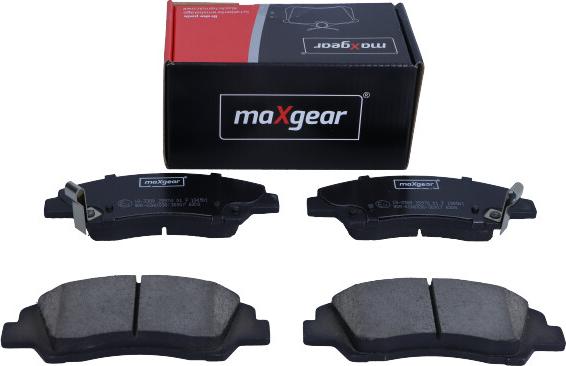 Maxgear 19-3389 - Тормозные колодки, дисковые, комплект autospares.lv