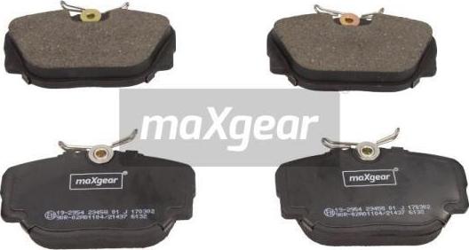 Maxgear 19-2954 - Тормозные колодки, дисковые, комплект autospares.lv