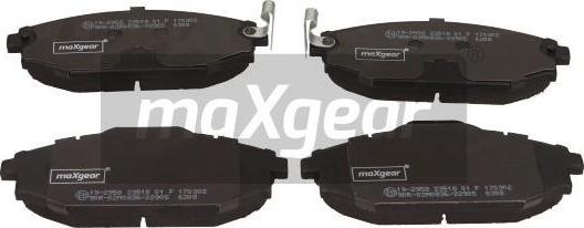 Maxgear 19-2958 - Тормозные колодки, дисковые, комплект autospares.lv