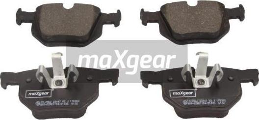 Maxgear 19-2952 - Тормозные колодки, дисковые, комплект autospares.lv