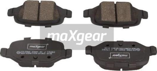 Maxgear 19-2960 - Тормозные колодки, дисковые, комплект autospares.lv