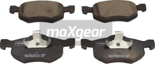 Maxgear 19-2963 - Тормозные колодки, дисковые, комплект autospares.lv