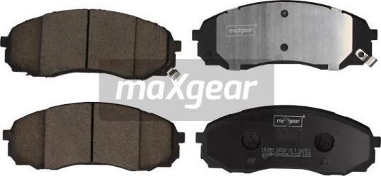 Maxgear 19-2901 - Тормозные колодки, дисковые, комплект autospares.lv