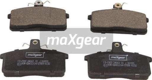 Maxgear 19-2903 - Тормозные колодки, дисковые, комплект autospares.lv