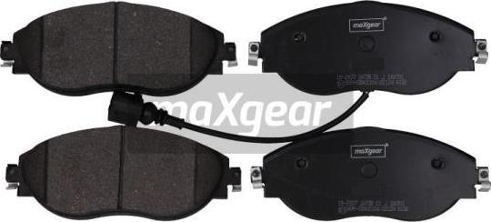 Maxgear 19-2907 - Тормозные колодки, дисковые, комплект autospares.lv