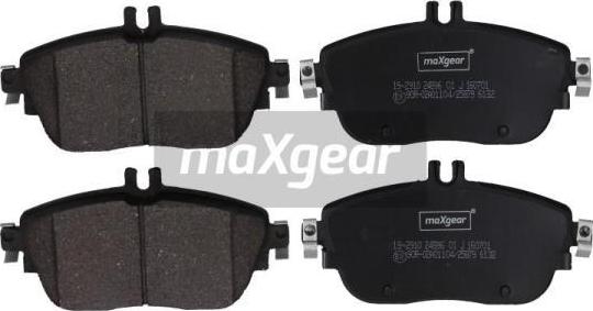 Maxgear 19-2910 - Тормозные колодки, дисковые, комплект autospares.lv